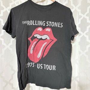 The Rolling Stones Black Cotton T-Shirt